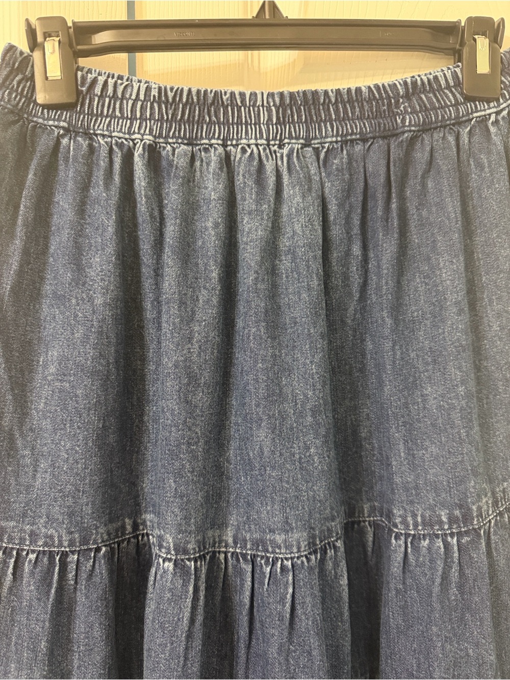 American Eagle outfitters Pull on Denim High waisted Chambray Maxi Skirt(Sz XS) - Picture 10 of 10